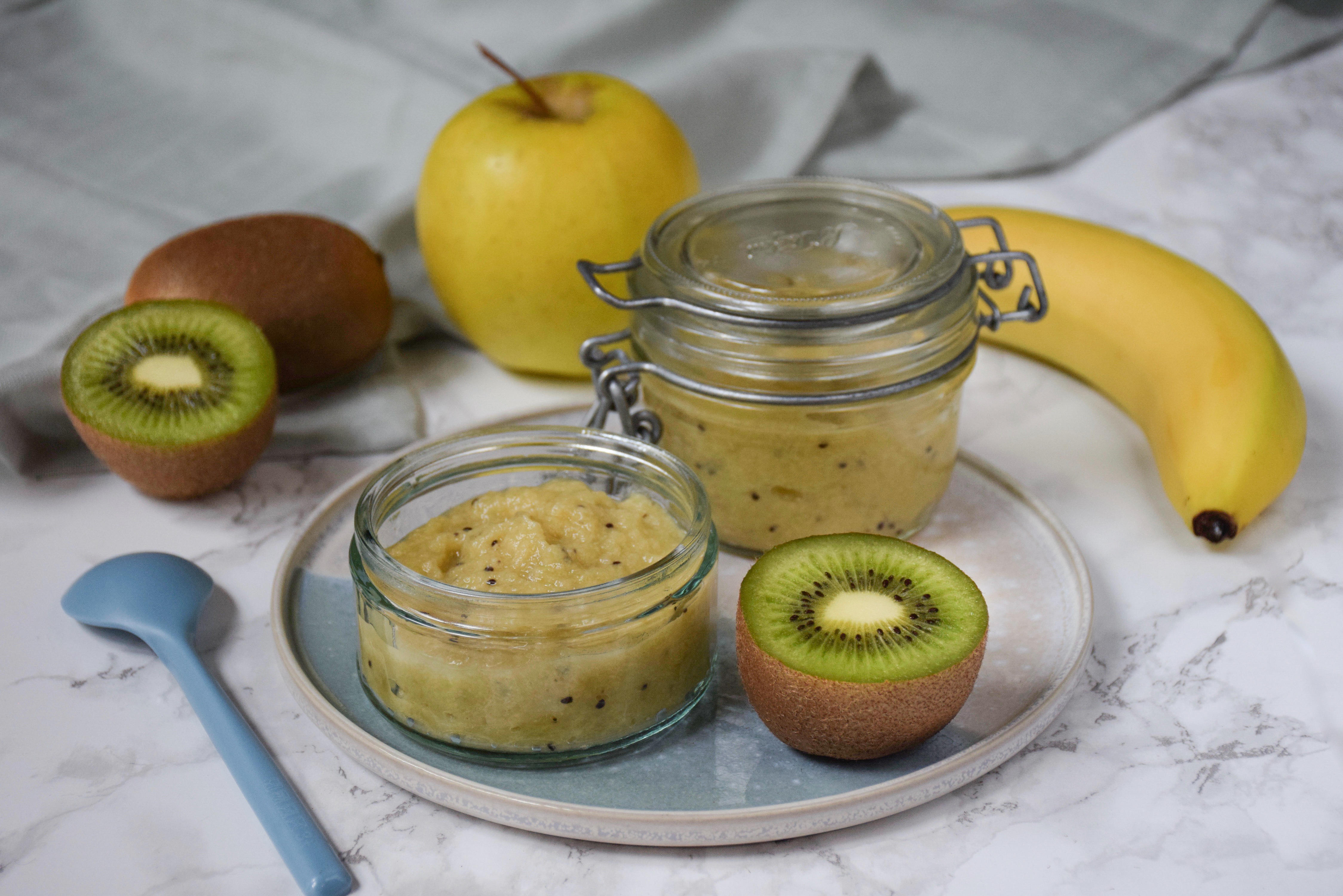 Recette Bio De Compote Pomme Banane Kiwi