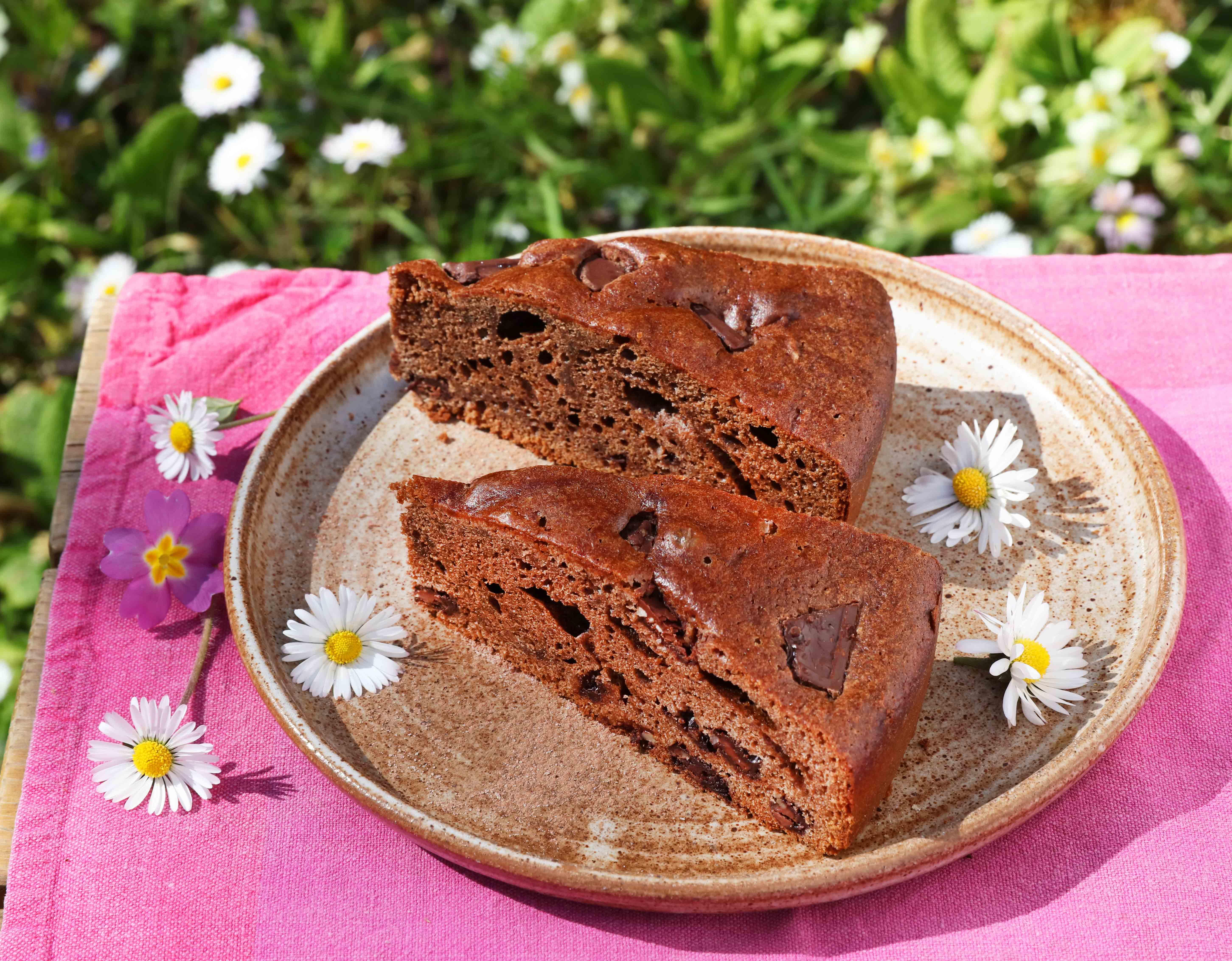 Recette Bio De Gateau Tout Chocolat Eclats D Amandes Caramelises